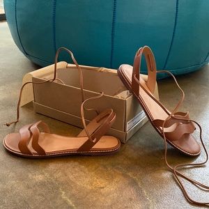 Madewell ankle tie sandals
